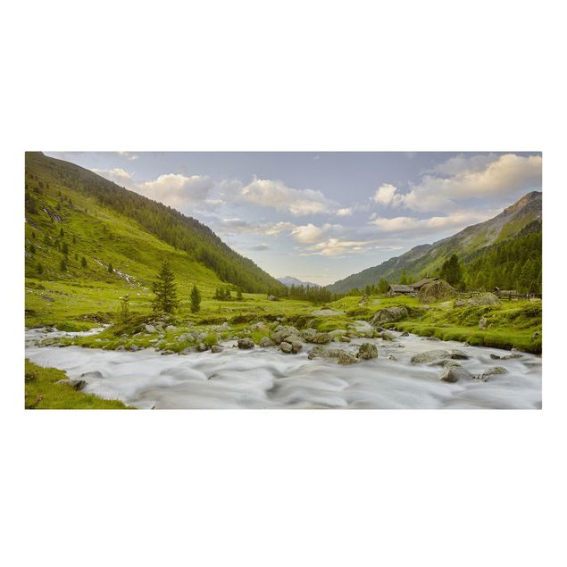 Contemporary art prints Alpine meadow Tirol