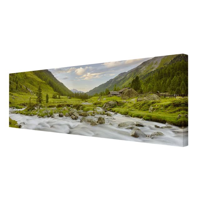 Contemporary art prints Alpine meadow Tirol