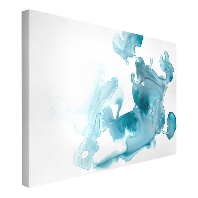 Modern art prints Aquamarine In The Haze II