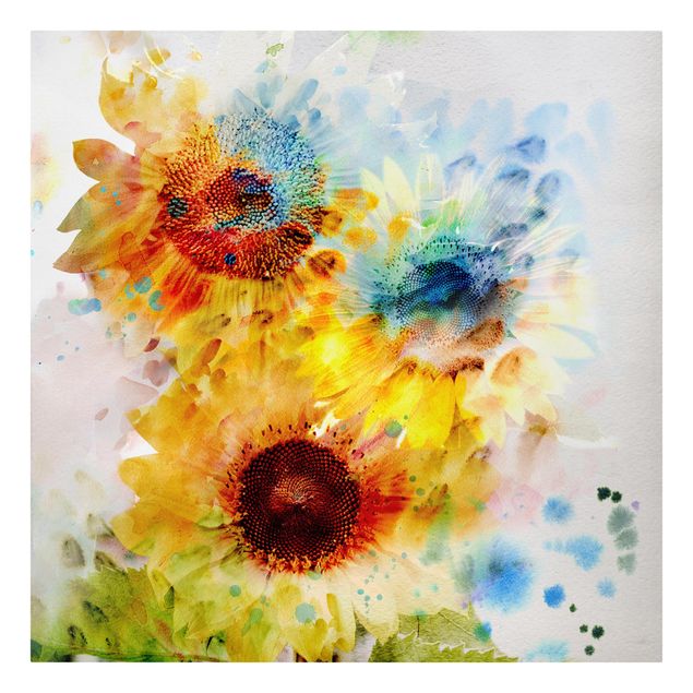 Floral prints Watercolour Flowers Sunflowers