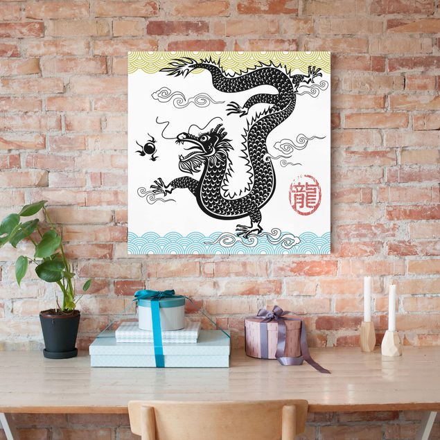 Prints dragon Asian Dragon