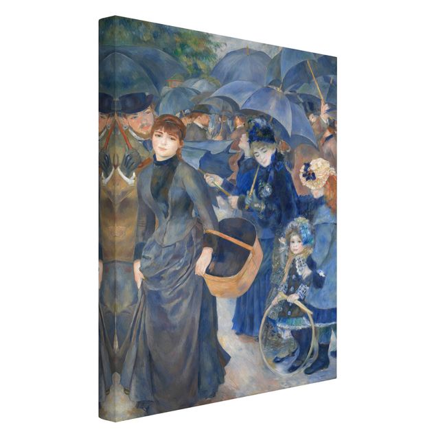 Paris canvas wall art Auguste Renoir - Umbrellas