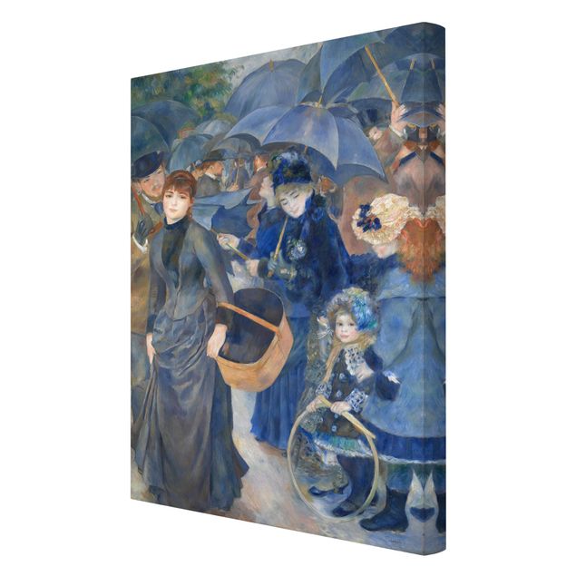 Canvas art prints Auguste Renoir - Umbrellas