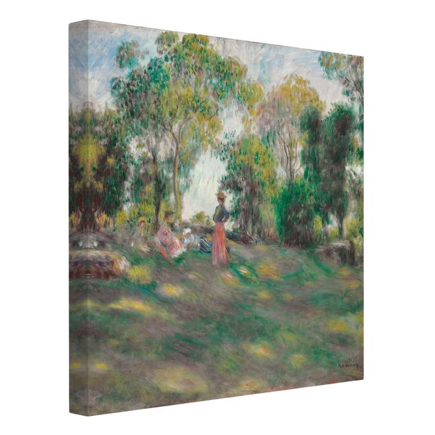 Landscape canvas prints Auguste Renoir - Landscape With Figures