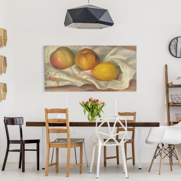 Art styles Auguste Renoir - Two Apples And A Lemon