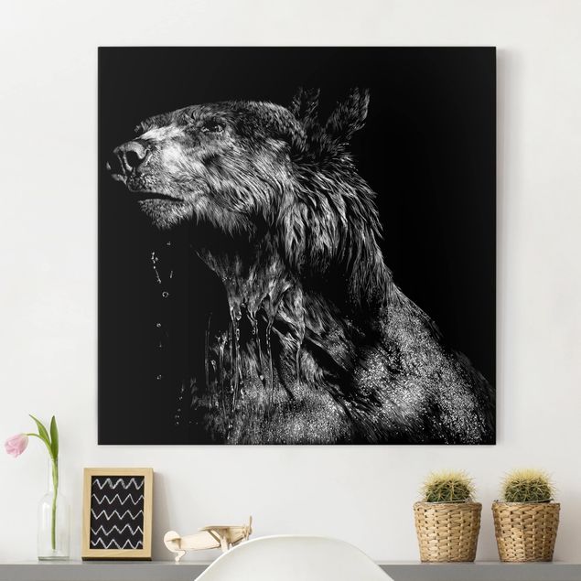 Bear print Bear In The Dark