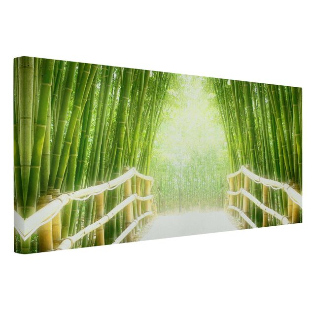 Bamboo framed art Bamboo Way