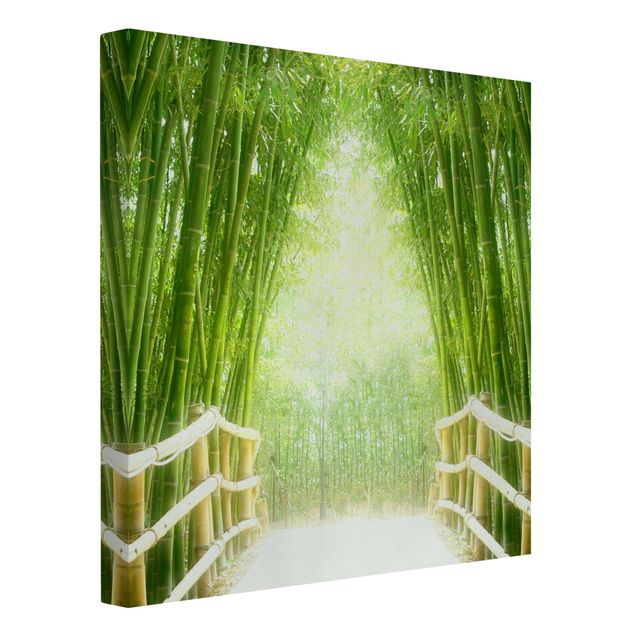 Bamboo framed art Bamboo Way
