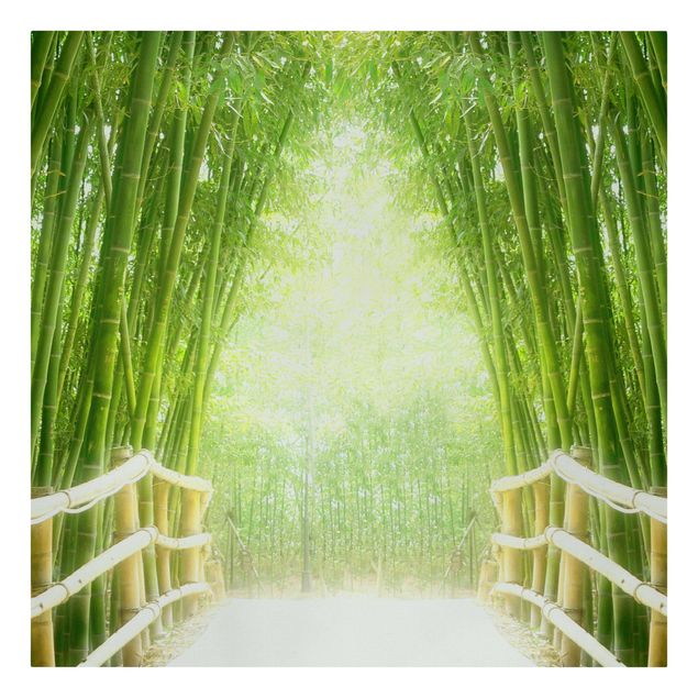 Canvas prints bamboo Bamboo Way