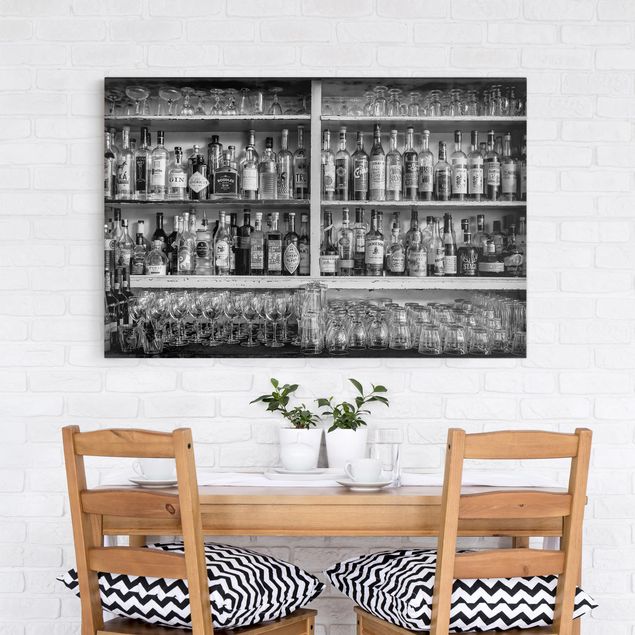Wall art black and white Bar Black & White