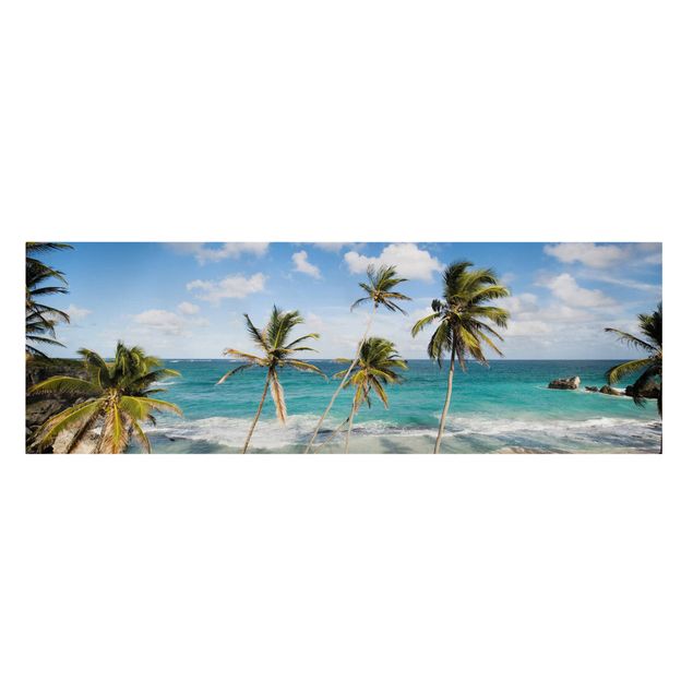 Sea prints Beach Of Barbados