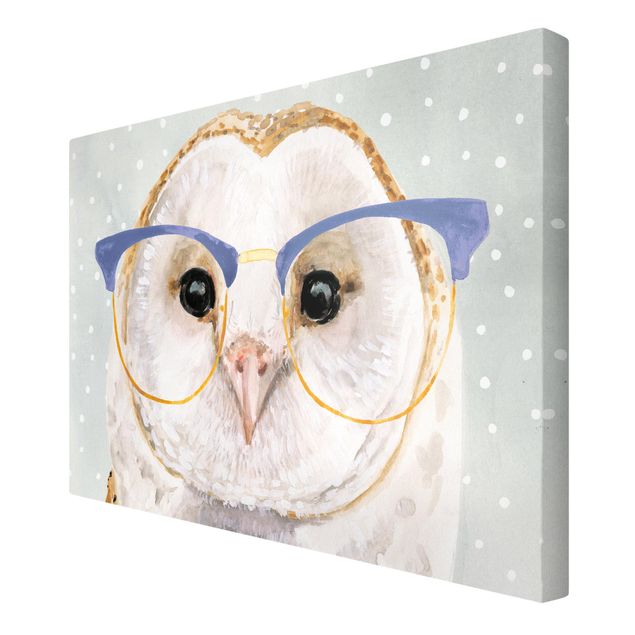 Wall art prints Animals With Glasses - Owl