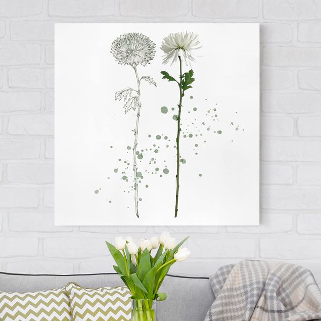 Kitchen Botanical Watercolour - Dandelion