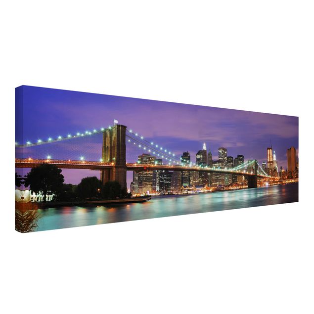 Contemporary art prints Brooklyn Bridge In New York City