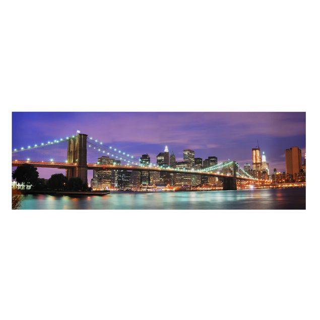 Skyline prints Brooklyn Bridge In New York City