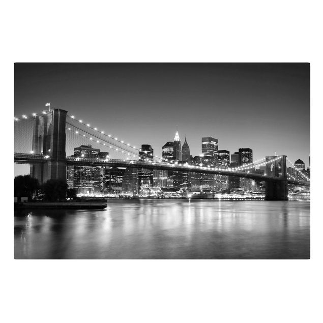 Prints modern Brooklyn Bridge in New York II