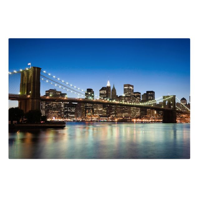Modern art prints Brooklyn Bridge In New York