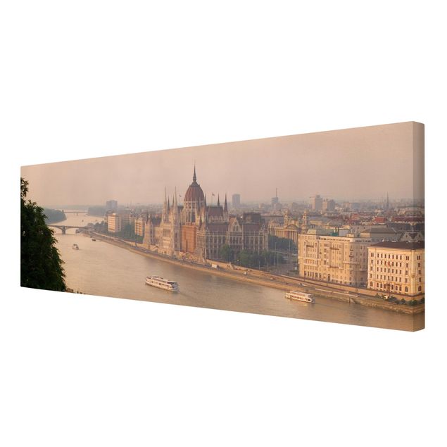 Canvas prints Budapest Skyline