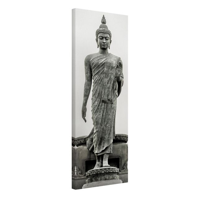 Retro wall art Buddha Statue