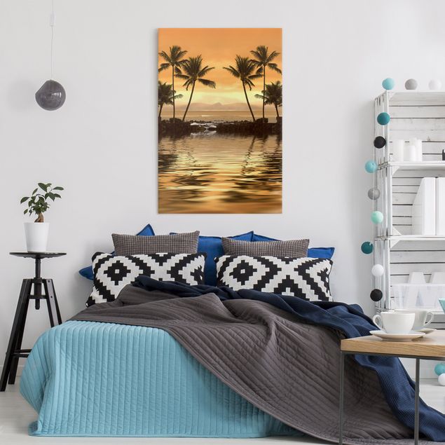 Beach prints Caribbean Sunset I