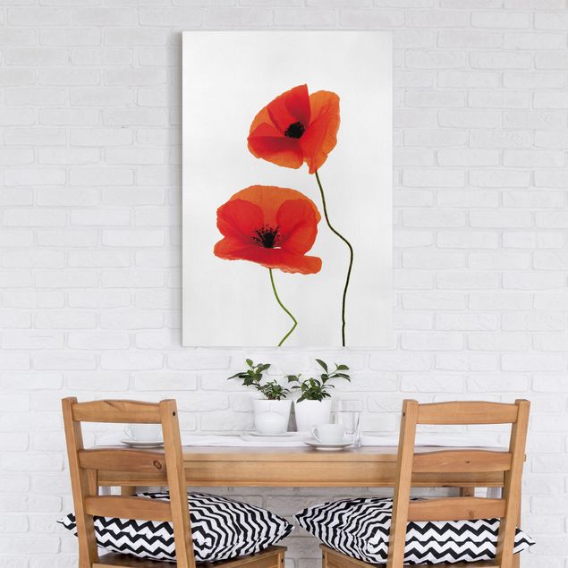 Landscape wall art Charming Poppies