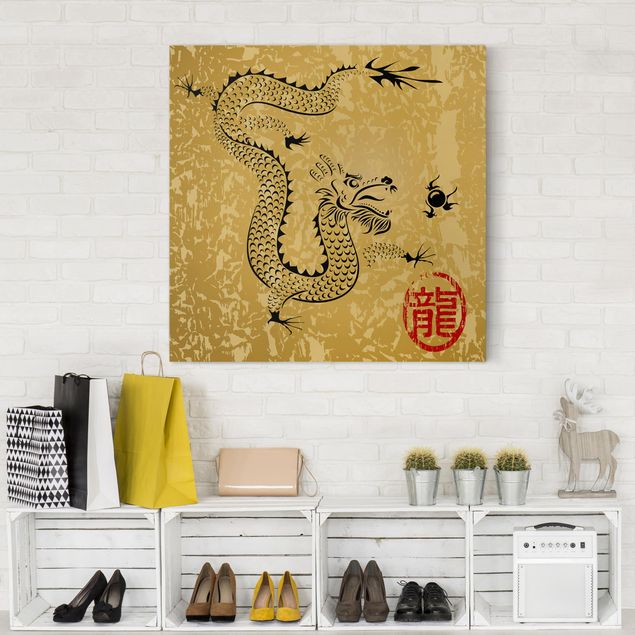 Prints vintage Chinese Dragon