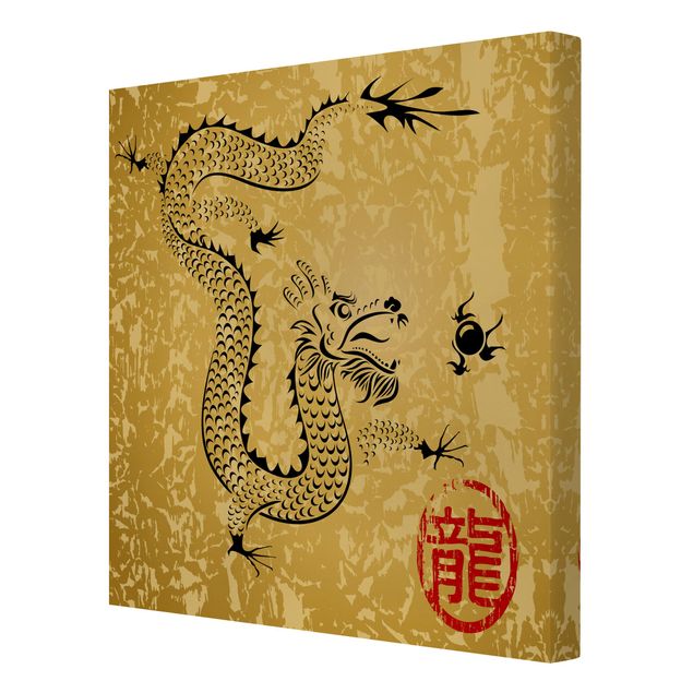 Canvas wall art Chinese Dragon