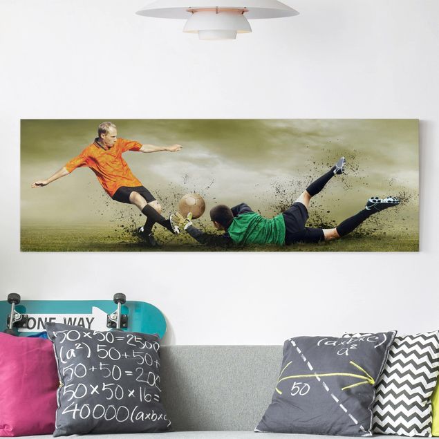 Kids room decor Clash Of The Football Players