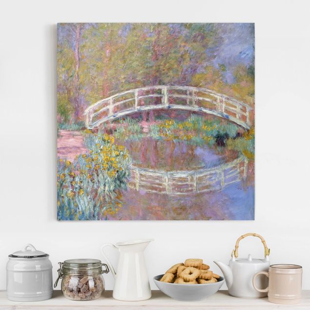 Abstract impressionism Claude Monet - Bridge Monet's Garden