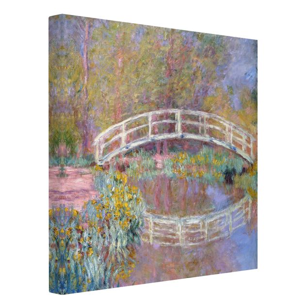 Landscape canvas prints Claude Monet - Bridge Monet's Garden