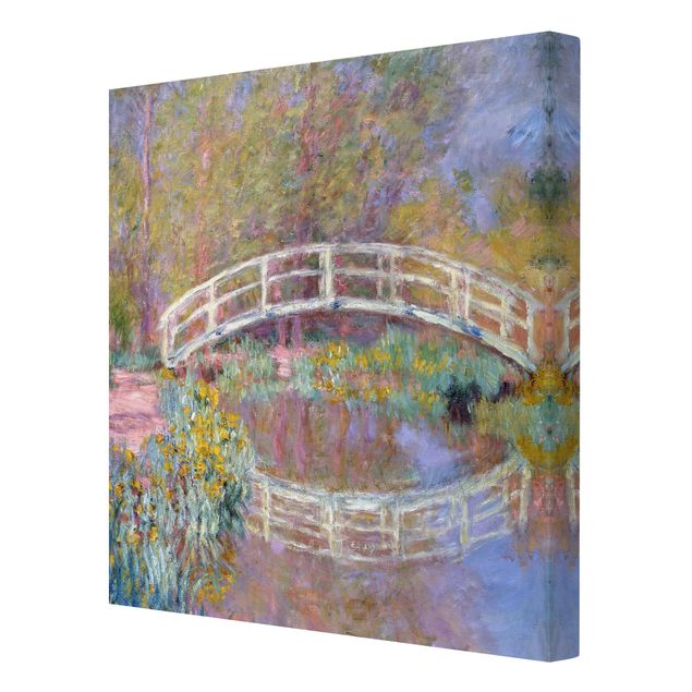 Canvas prints art print Claude Monet - Bridge Monet's Garden
