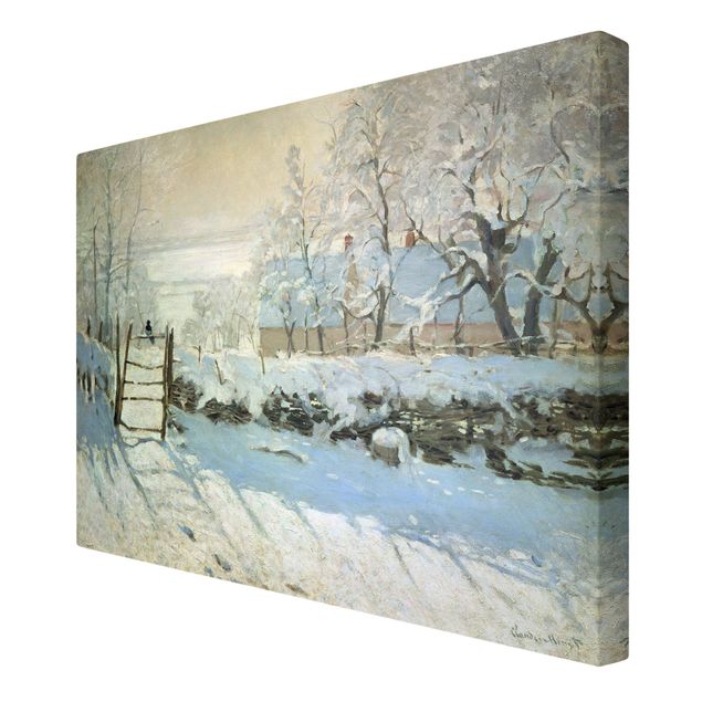 Canvas birds Claude Monet - The Magpie