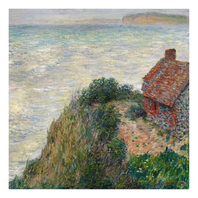 Prints landscape Claude Monet - Fisherman's house at Petit Ailly