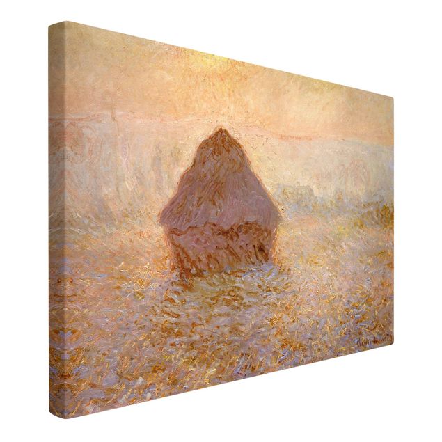 Landscape wall art Claude Monet - Haystack In The Mist