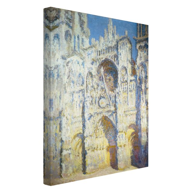 Pug canvas Claude Monet - Portal of the Cathedral of Rouen