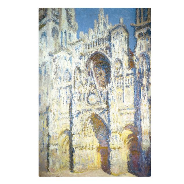 Art posters Claude Monet - Portal of the Cathedral of Rouen
