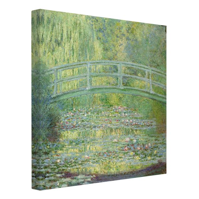 Prints landscape Claude Monet - Japanese Bridge