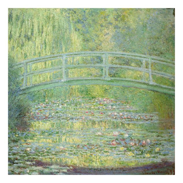 Dog canvas Claude Monet - Japanese Bridge