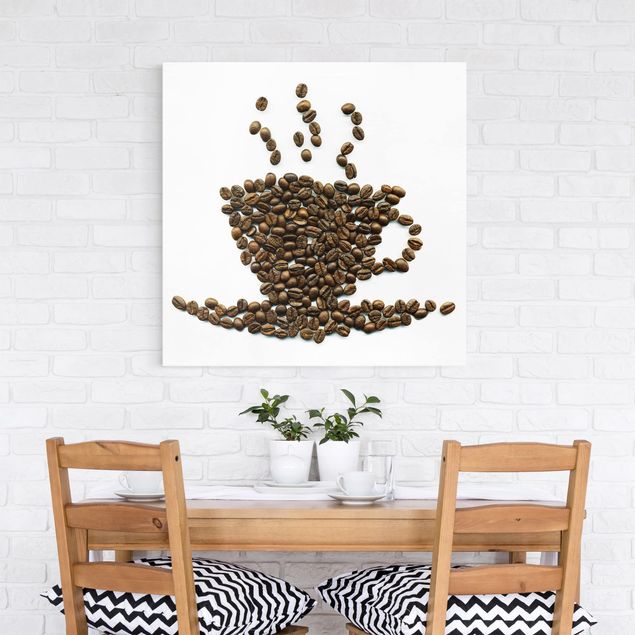 Modern art prints Coffee Beans Cup