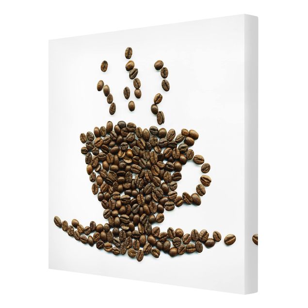 Canvas prints Coffee Beans Cup