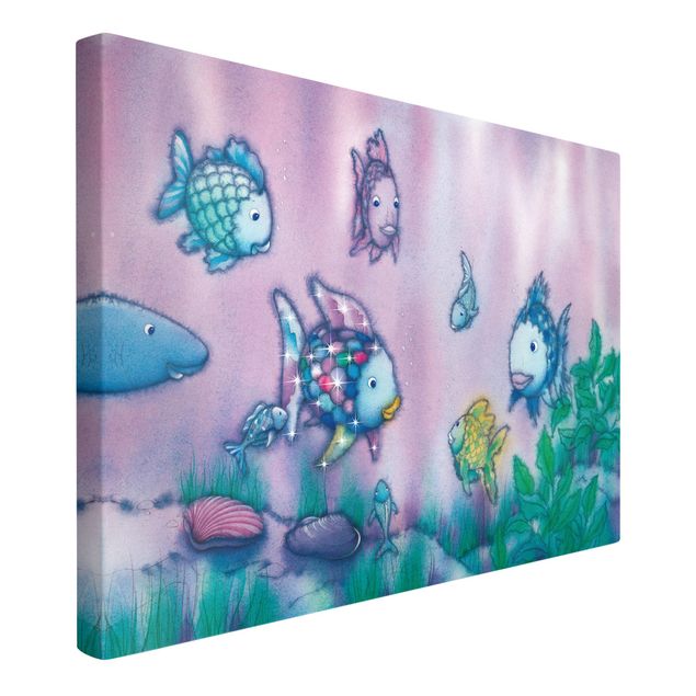 Landscape canvas prints The Rainbow Fish - Paradise Under Water