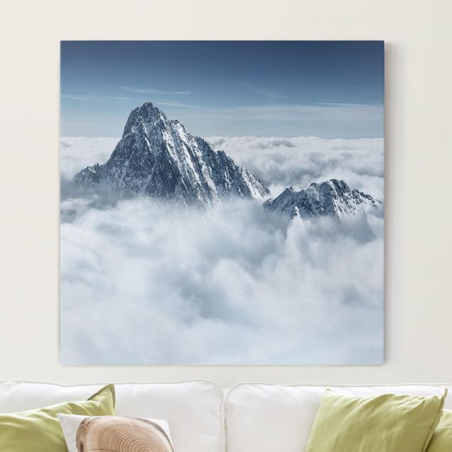 Landscape canvas prints The Alps Above The Clouds