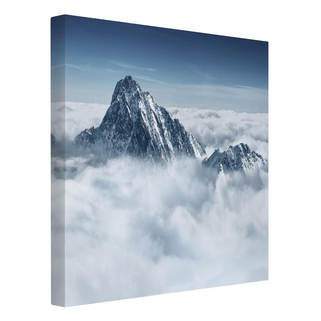 Mountain canvas art The Alps Above The Clouds