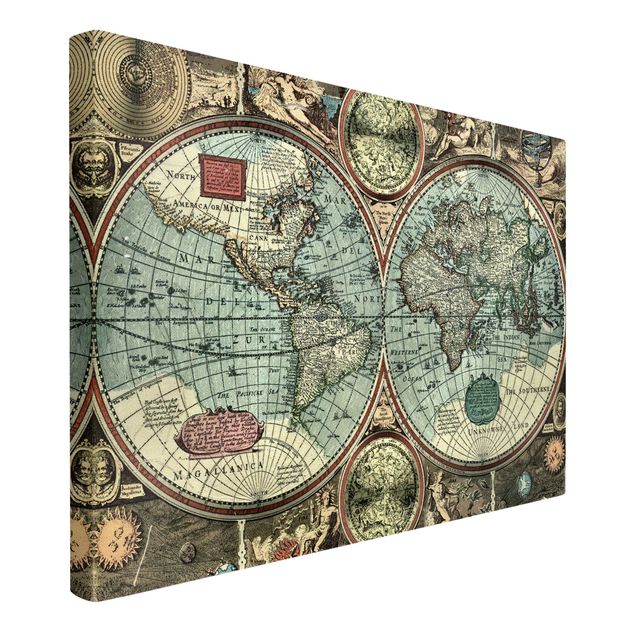 Canvas maps The Old World