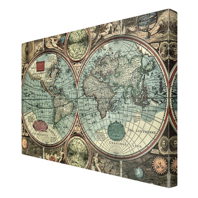 Canvas wall art The Old World