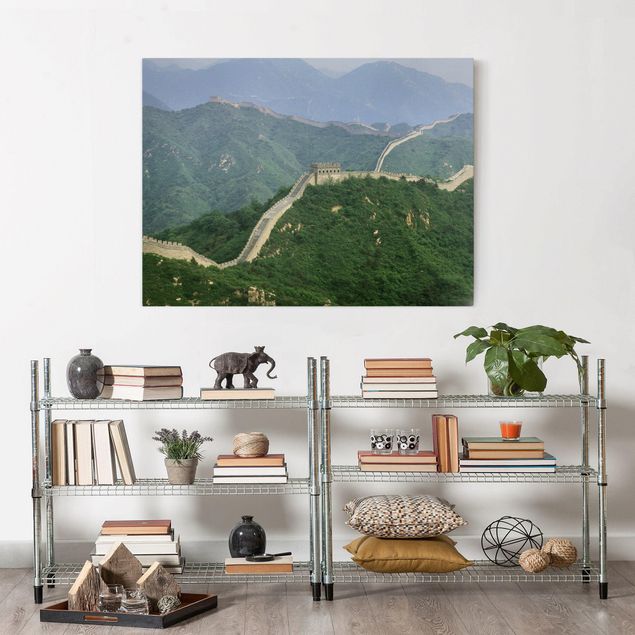 Landscape canvas prints The Great Wall Of China In The Open