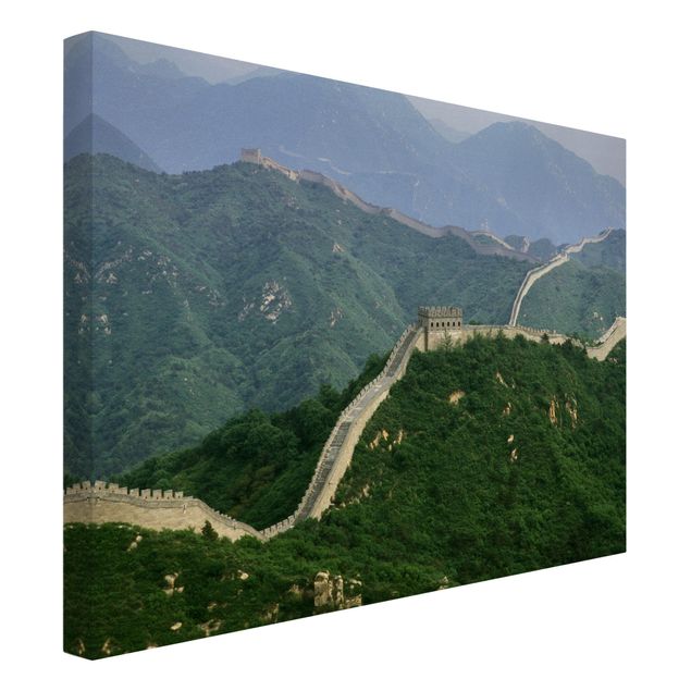 Mountain canvas art The Great Wall Of China In The Open