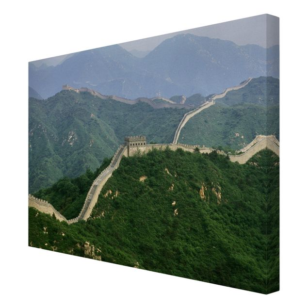 Landscape canvas wall art The Great Wall Of China In The Open