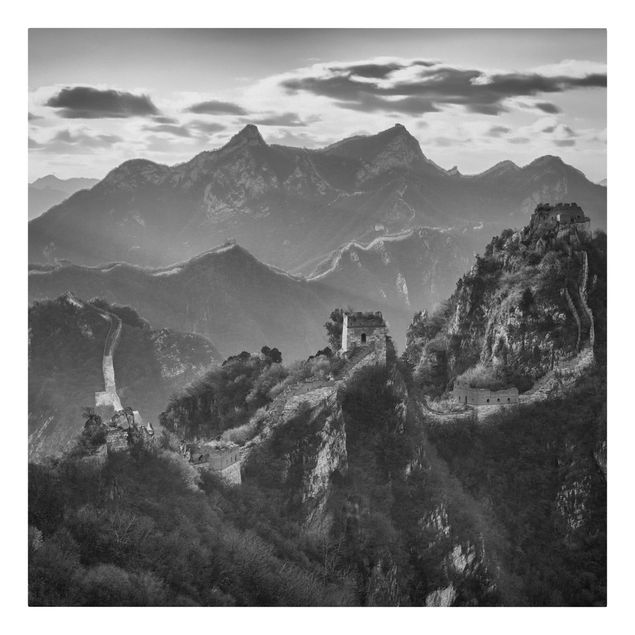 Wall art black and white The Great Chinese Wall II