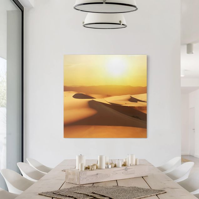 Landscape canvas prints The Saudi Arabian Desert